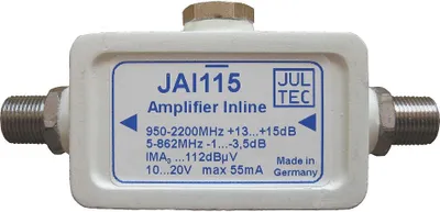 Produktbild von Jultec SAT-Inline-Verstärker JAI0115 15dB, ferngespeist
