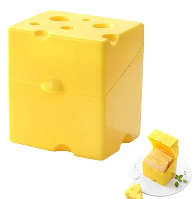 Käsebox mit Deckel 10,5x10x8 cm, BPA-frei, für Kühlschrank