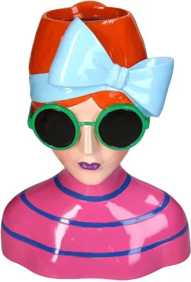 Produktbild von Vase Fashion Lady 'Larissa' - 30cm - Polyresin - Modedesign - Dekorative