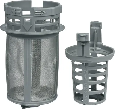 Produktbild von easyPART passend für 1740800500 Beko Sieb Feinsieb für Geschirrspüler 2-teilig