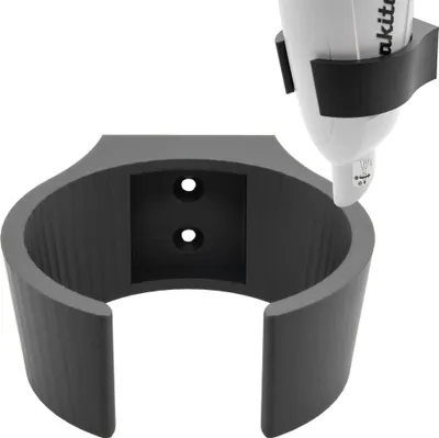 Produktbild von Staubsauger Halterung Wandhalter für Makita DCL Akku Sauger Schwarz Universal