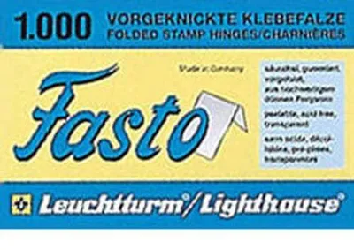 Produktbild von Leuchtturm Klebefalze aus dünnem, hochgebleichtem Pergamin, 1000 Stück