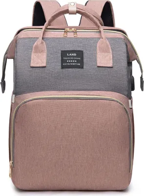 Produktbild von Mutter und Baby Moskitonetztasche Reisetasche Wasserdichter Rucksack Multifunktionshandtasche, Farbe: Rosa