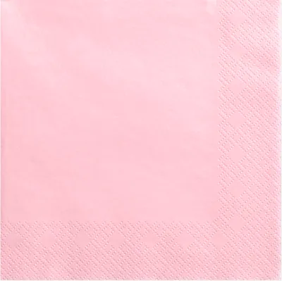 Zdjęcie produktu dla Serwetki trójwarstwowe rózowe 33x33cm 20szt