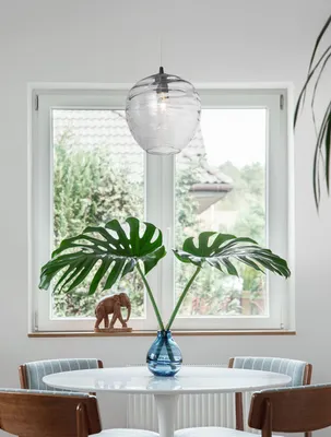 Produktbild von Nova Luce EVLEEN Pendelleuchte E27 Schwarz 120x25cm dimmbar 9009258