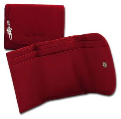 Imagen del producto de Cuero genuino, tamaño pequeño, 9,8 x 7,5 x 2,5 cm. Modelo para mujer y jóvenes, marca Old River, referencia D3OPD321R