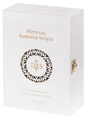Produktbild von Bartu Gravur Kommunions-Geschenkbox Holz