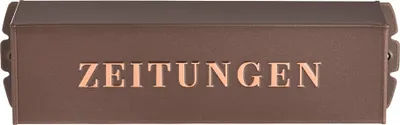 Produktbild von BURG-WÄCHTER Zeitungsrolle aus verzinktem Stahl in Kupfer – Praktisches Design
