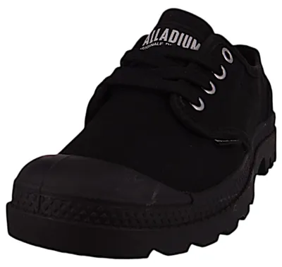 Produktbild von PALLADIUM Women´s PAMPA OXFORD Sneakers Halbschuhe Canvas 92351-008-M schwarz, Schuhgröße:39 EU