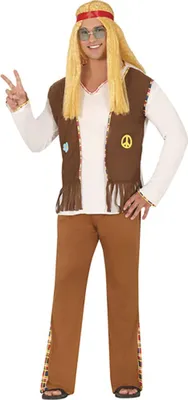 Produktbild von Guirca Hippie-blumenmannkostüm  2XL  2XL