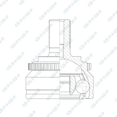 Obrázok produktu pre Sada kĺbov hnacieho hriadeľa pre VOLVO S80 I (184) 802538
