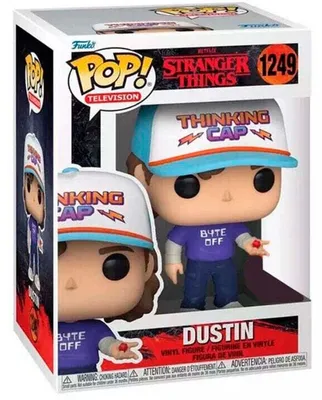 Produktbild von Funko Pop! Stranger Things Exklusive Dustin-figur Mehrfarbig  Mehrfarbig One Size