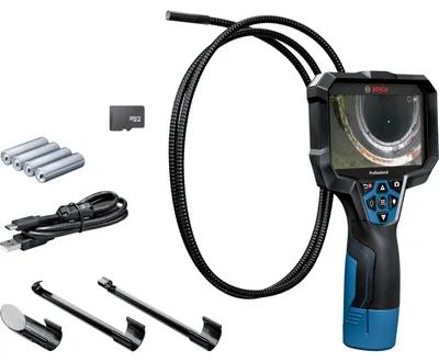 Zdjęcie produktu dla Bosch GIC 12V-5-27 C PROFESSIONAL, 1280 x 720 px, 12,7 cm (5"), 75°, 8,3 mm, Elastyczna sonda, Czarny, Niebieski