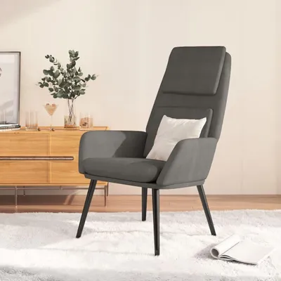 Produktbild von Sessel - Sitzsack - Loungesessel - Wohnzimmerstuhl - Hellgraues Polyestergewebe - Metallrahmen