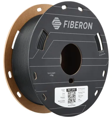 Zdjęcie produktu dla PET-CF17, filament 1,75 mm, czarny, 0,5 kg