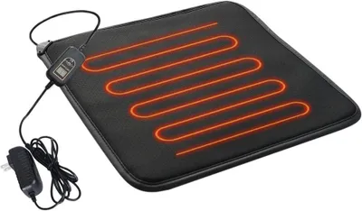 Produktbild von Sitzkissen Beheizt Elektrisches Selbstwärmendes Kissen 30°- 60°C Schwarz 44x44cm