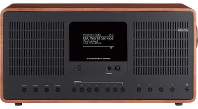 Produktbild von REVO SuperConnect Stereo DAB+ / FM / Internet / Bluetooth Stereo Radio Walnuss-Schwarz
