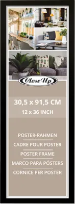 Produktbild von Posterrahmen 30,5 x 91,5 cm schwarz