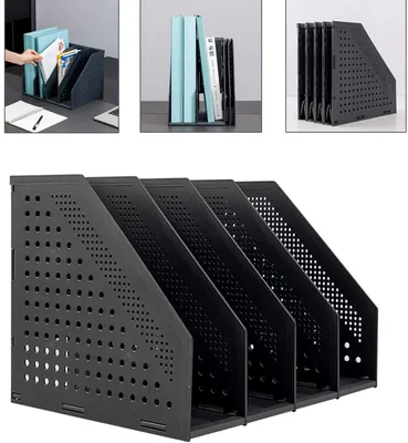 Image de Elzusha - Classeur pliable A4 avec 4 compartiments pour l'organisation du bureau