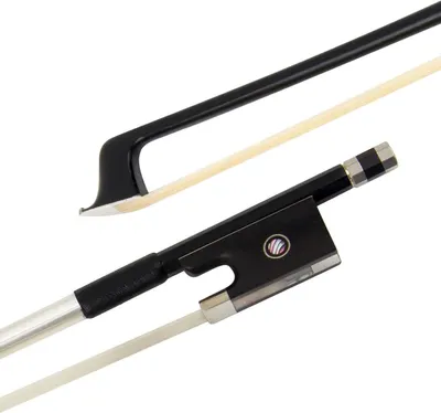 Image de Archet de violon carbone pour pièces de rechange violon 4/4 en noir
