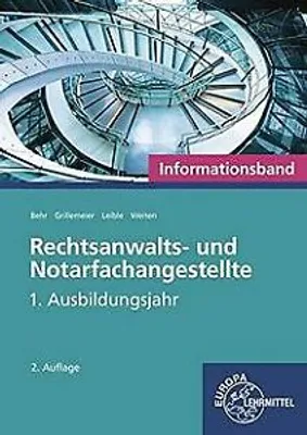 Immagine prodotto di Rechtsanwalts- und Notarfachangestellte, Informationsband