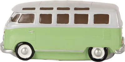 Produktbild von Clayre & Eef Tischlampe Bus 24x10x11 cm Grün Kunststoff