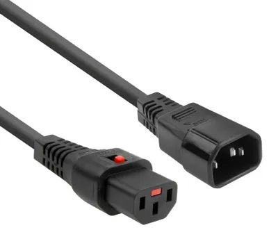 Image de ACT AK5191 Câble d'alimentation Noir 1,5 m Coupleur C14 Coupleur C13 (AK5191)