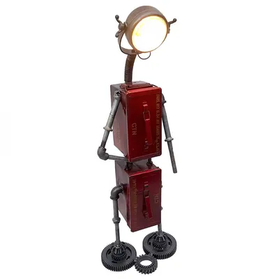 Zdjęcie produktu dla Lampa podłogowa Casablanca, metal, czerwona, wys. 119 cm.
Wysokość: 119 cm
Szerokość: 40 cm
Głębokość: 34 cm
74940