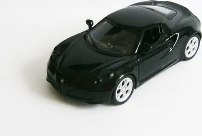 Immagine prodotto di ALFA ROMEO 4C modello di auto 12cm metallo modello di auto giocattolo WELLY bambini regalo giocattolo 34 (nero)