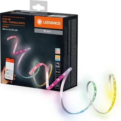 Produktbild von LEDVANCE 4099854095160, Universalstreifenleuchte, Draußen, Weiß, Silikon, Silikon, IP44