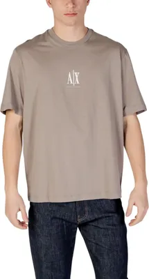 Image de T-shirt Armani Exchange pour homme, marron 482967 : Taille - S Taille : S