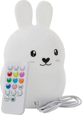 Obrázek produktu pro Verk 12262 Noční RGB lampička dotyková králík USB 1200mAh s dálkovým ovládáním
