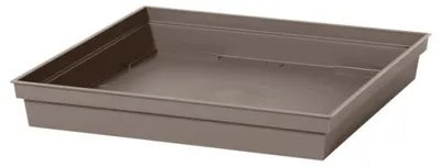 Produktbild von EDA Blumentopf - Untertasse - taupe - Kunststoff - 27 x 27 x 4 cm