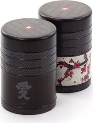 Produktbild von Dose "Kyoto" 125g rund, 2-fach H 11 cm, Ø 7,5 cm