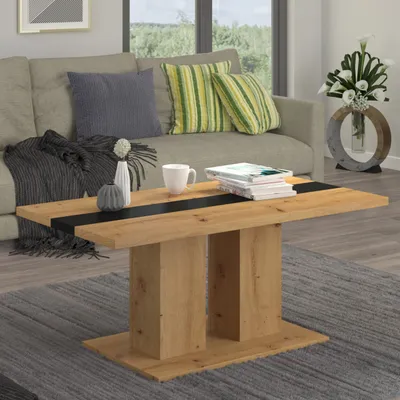 Produktbild von Couchtisch Kaffeetisch Sofatisch BESTIV artisan eiche 110 x 53 x 60cm