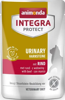 Image de Animonda Integra Protect Chat Urinaire Bœuf 85gx24
