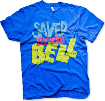 Obrázek produktu pro Tričko s logem Saved By The Bell - velké - modré