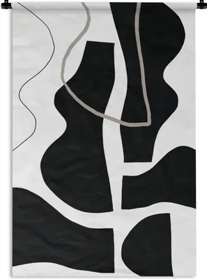 Produktbild von MuchoWow® Wandteppich Wandbehang Abstrakt - Minimalismus - Design 120x180 cm Tapisserie Dekoration Wandtuch - Schlafzimmer - Dekorationen für das Haus