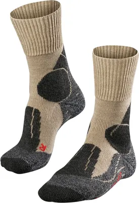 Image de Chaussettes de randonnée FALKE TK1 pour femmes, couleur nature mélangée, pointures 41-42