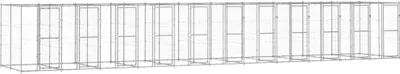 Image de Chenil extérieur Acier galvanisé 26,62 m²