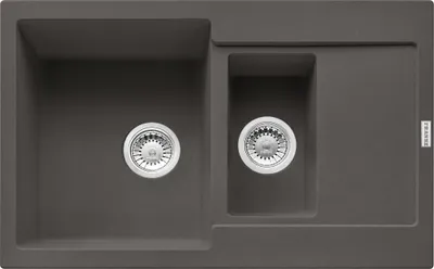 Produktbild von Franke Maris MRG 651-78 Einbauspüle Schiefergrau Fragranit für Unterschränke ab 60 cm, Druckknopf - inkl.