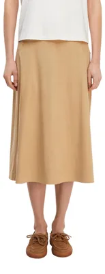 Produktbild von COMMA Damen Rock – A-Shape, Velour, Reißverschluss, Midi