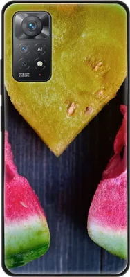 Produktbild von König Design Hülle kompatibel mit Xiaomi Redmi Note 11E Pro Kunststoff Soft Handyhülle - Handy Case Wassermelone