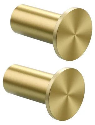 Immagine prodotto di Ganci appendiabiti, ganci a parete in acciaio inossidabile, 2 pezzi, colore oro, lunghezza 45 mm