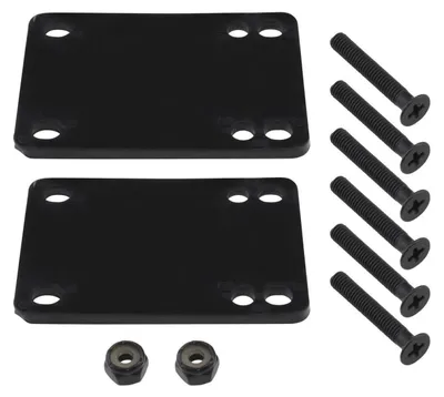 Produktbild von Skateboard Riser Pads 3mm mit Schrauben und Muttern, PolyurethanStoßdämpfer, 2 Stück