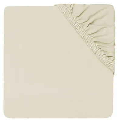 Produktbild von Spannbettlaken Laufgitter Jersey 75 x 95 cm - Ivory