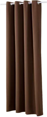 Immagine prodotto di Tenda oscurante con occhielli | Marrone | 135 x 225 cm