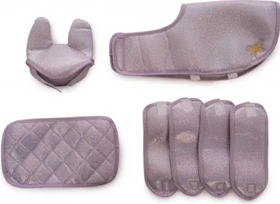 Produktbild von Reitzubehör für Minipferde 30 cm von Astrup - Lila Glitzer