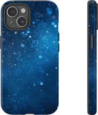 Produktbild von Tiefblaue Lichterpracht – Hülle Kompatibel mit iPhone 15