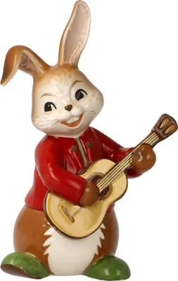 Image de Goebel Hase kleiner Gitarrenspieler (Figur, Steingut) | Art.-Nr. 66846351 | EAN 4005169374227